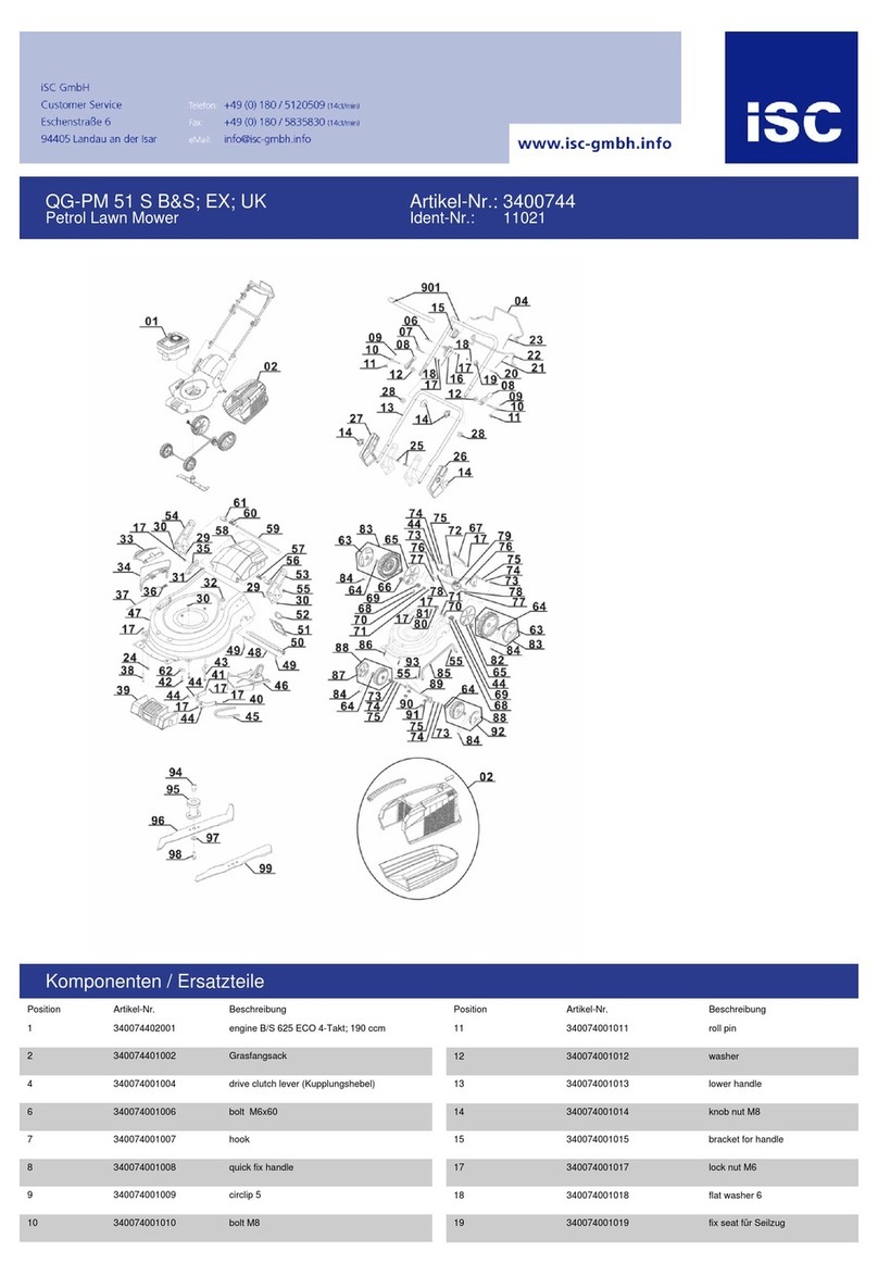 Qualcast QG-PM 51S B&S Original operating instructions