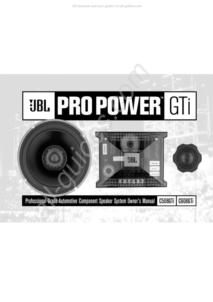 JBL C508GTi MkII User manual