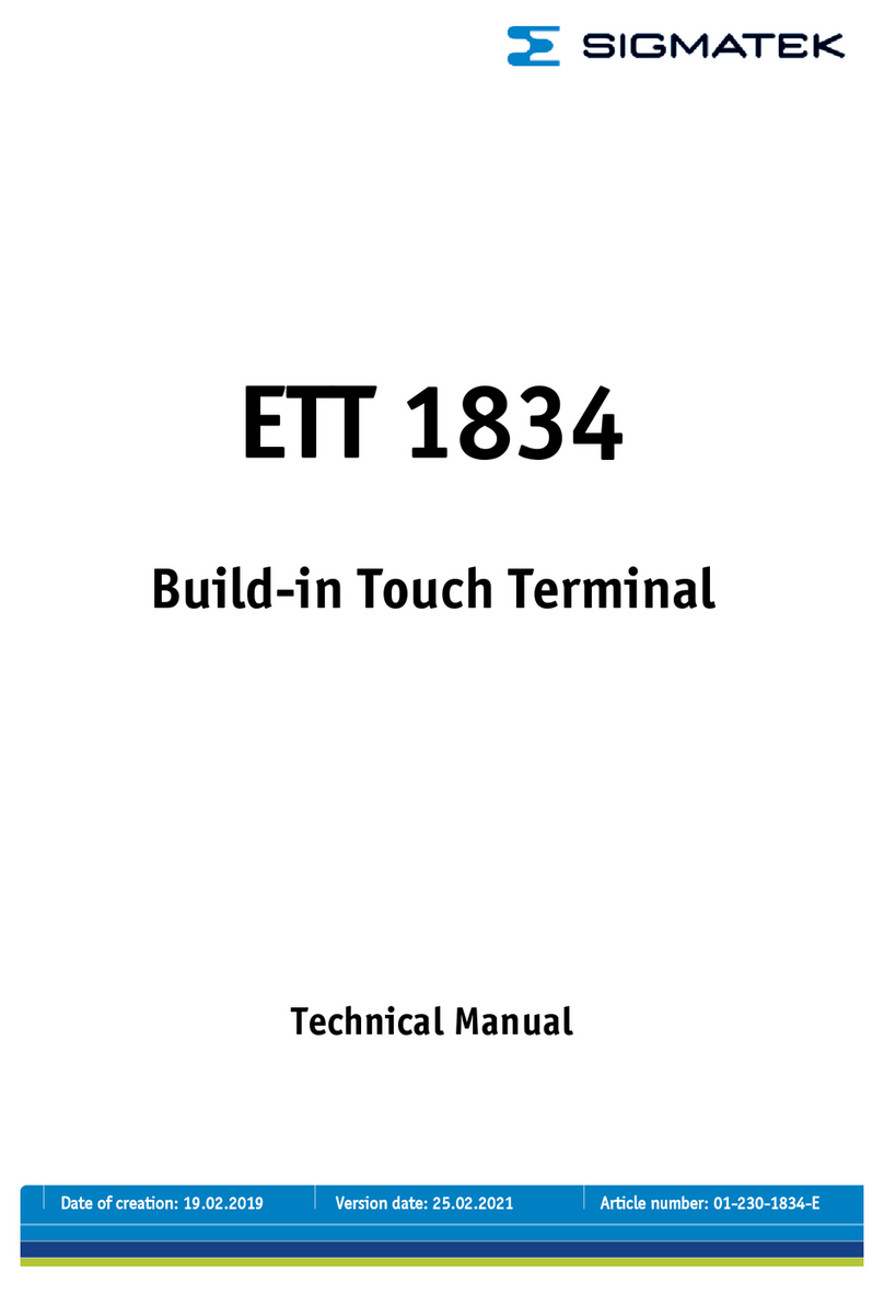 SIGMA TEK ETT 1834 User manual