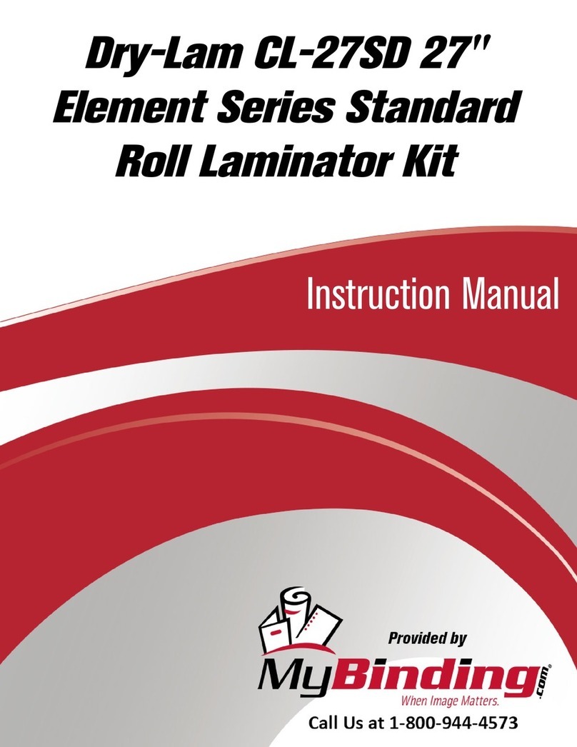 Dry-Lam CL-27SD User manual Dry-Lam CL-27SD User manual