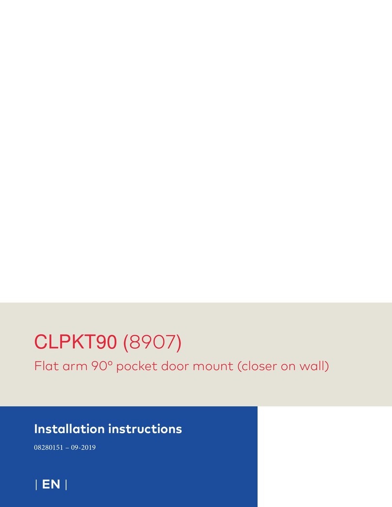Dormakaba CLPKT90 installation instructions