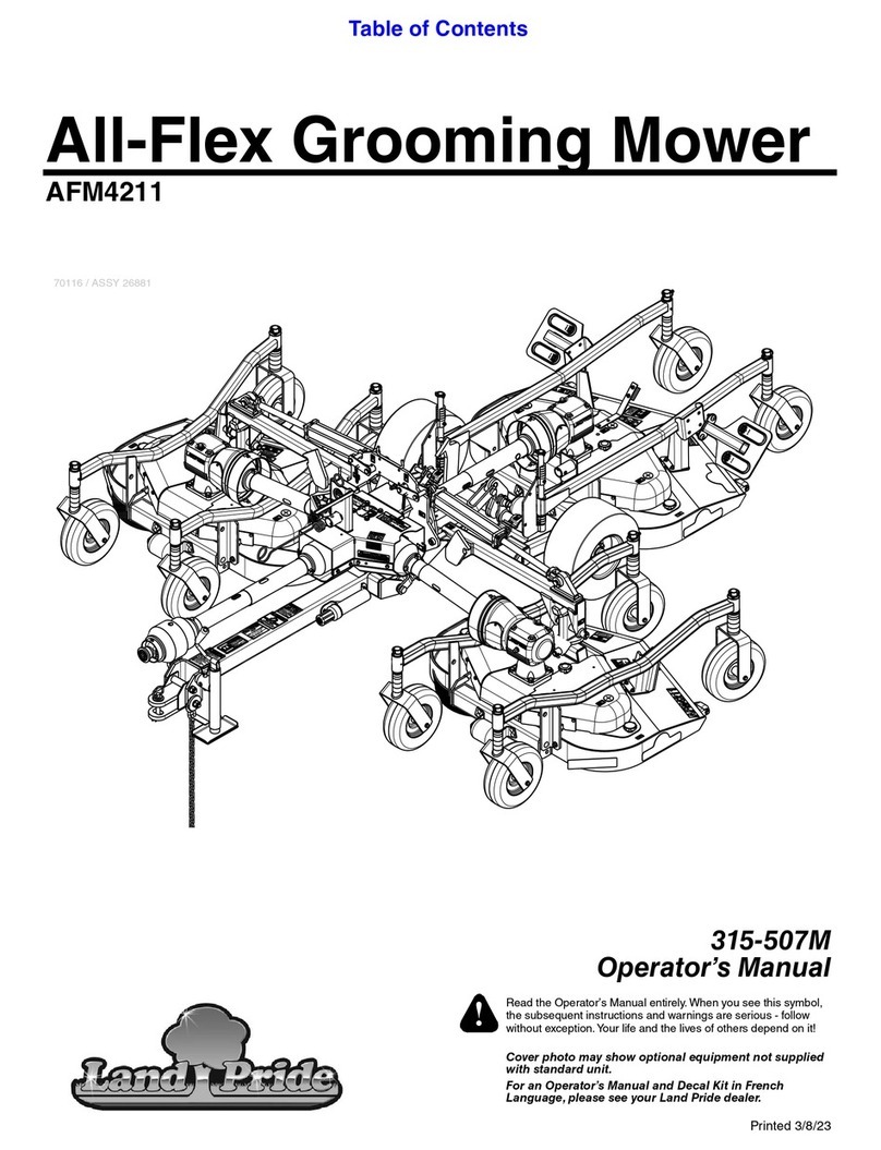 Land Pride 315-507M User manual