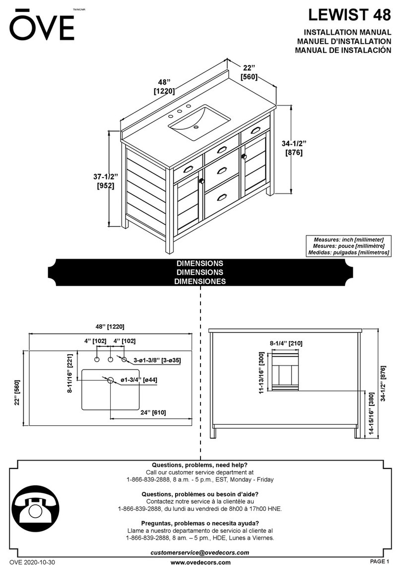 OVE LEWIST 48 installation manual OVE LEWIST 48 installation manual