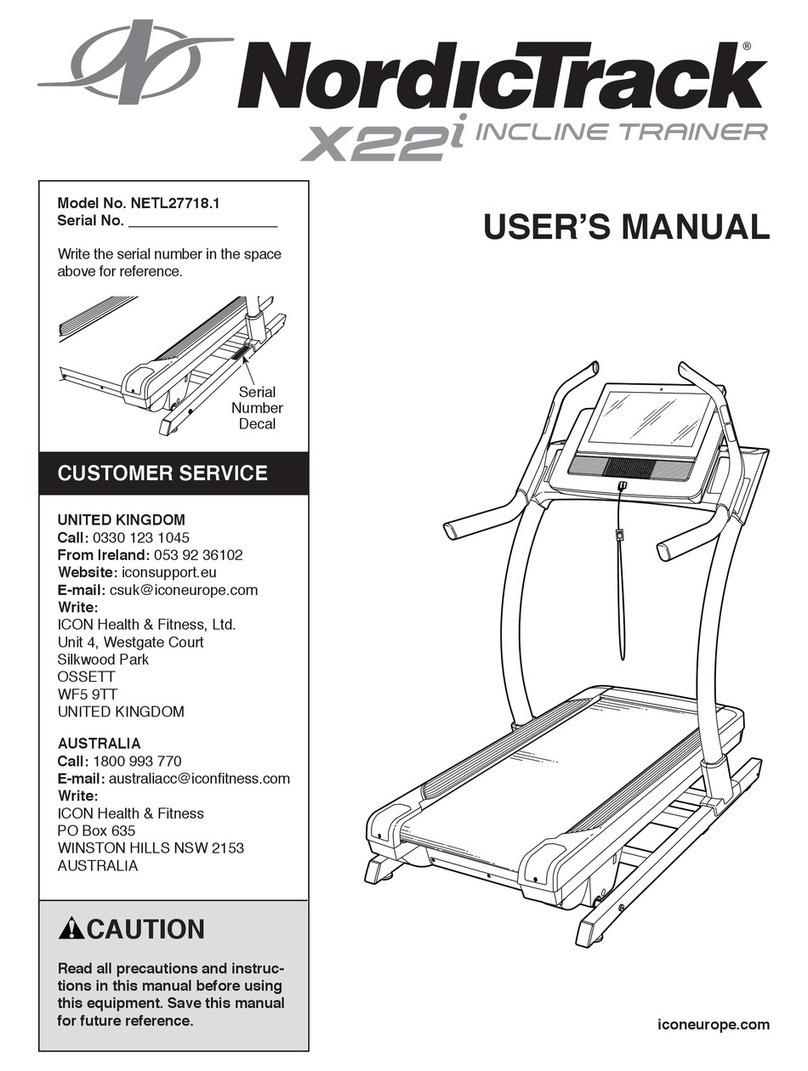 ICON Health & Fitness NETL27718.1 user manual