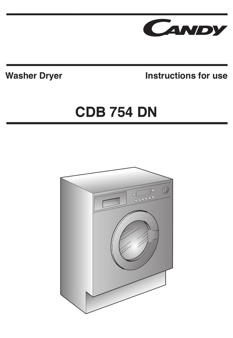 Candy CDB 754 DN User manual Candy CDB 754 DN User manual