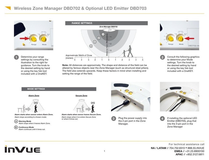 inVue DBD702 manual
