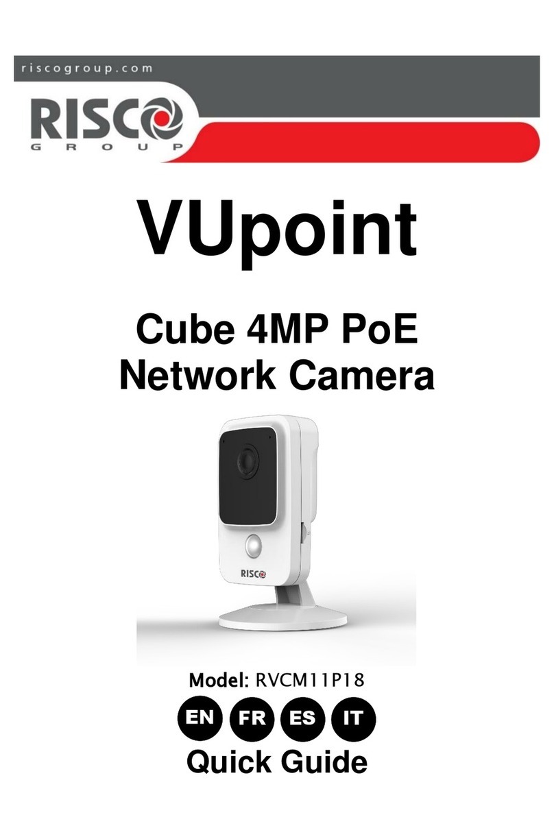 Risco VUpoint RVCM11P18 User manual