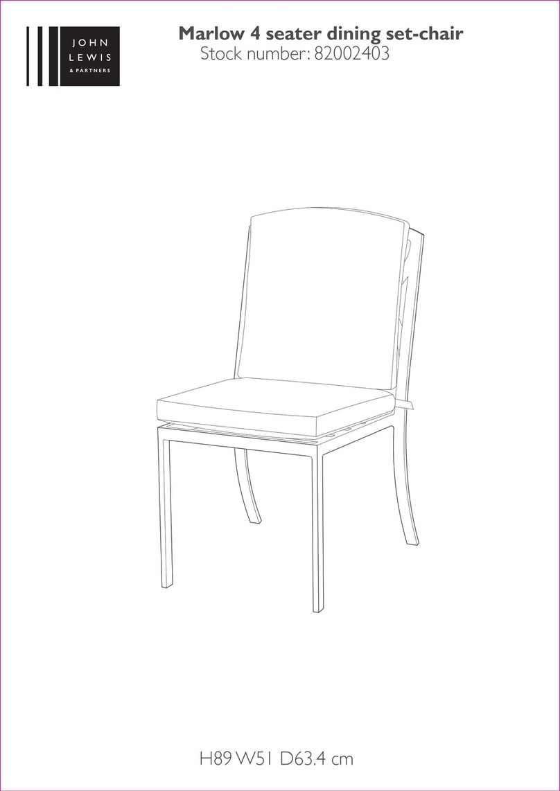 John Lewis Marlow 82002403 Assembly instructions