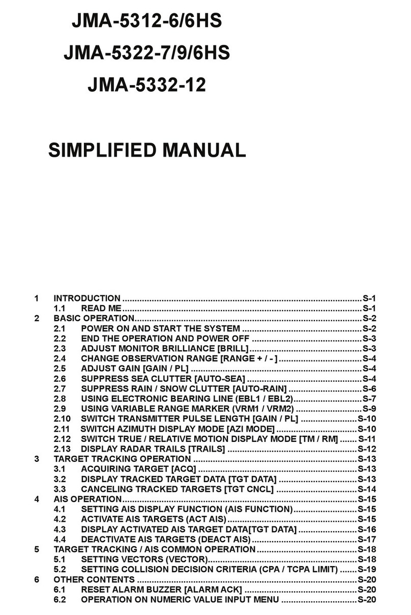 JRC JMA-5322-6HS User manual