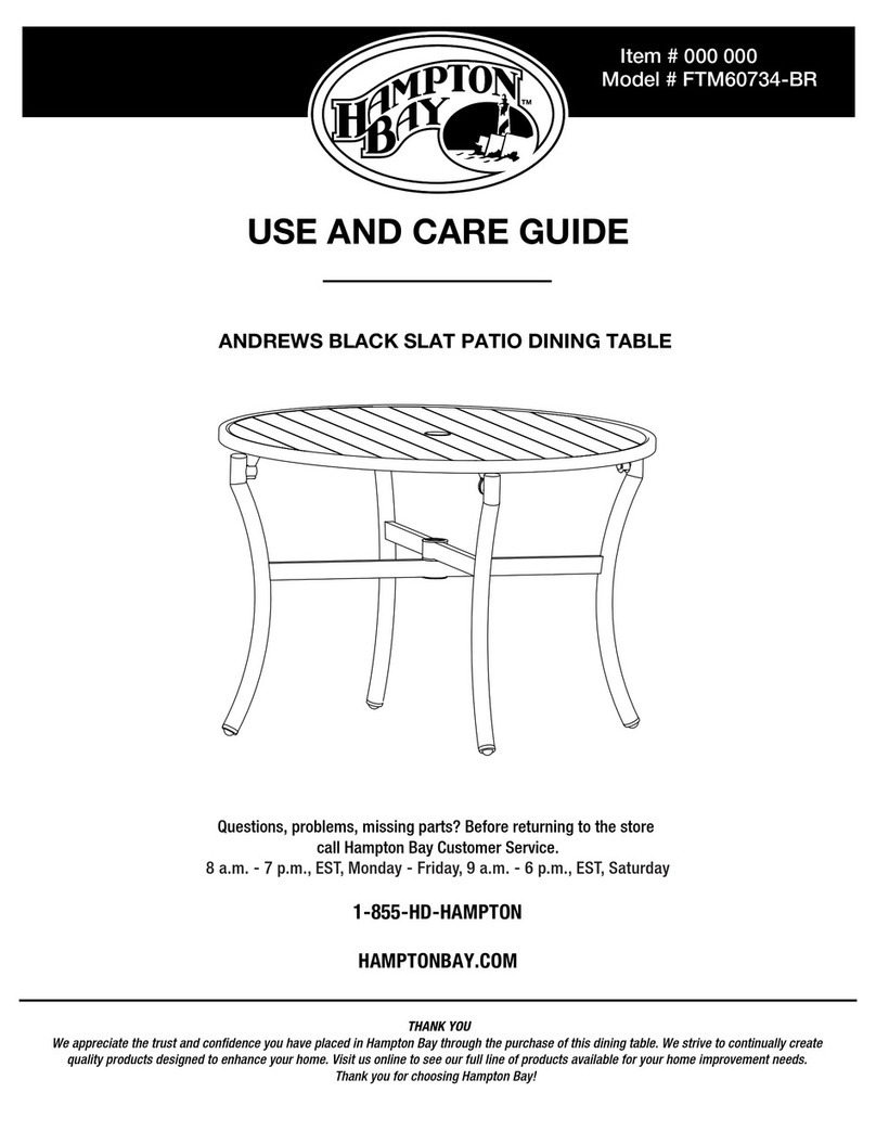 HAMPTON BAY ANDREWS FTM60734-BR Use and care guide HAMPTON BAY ANDREWS FTM60734-BR Use and care guide