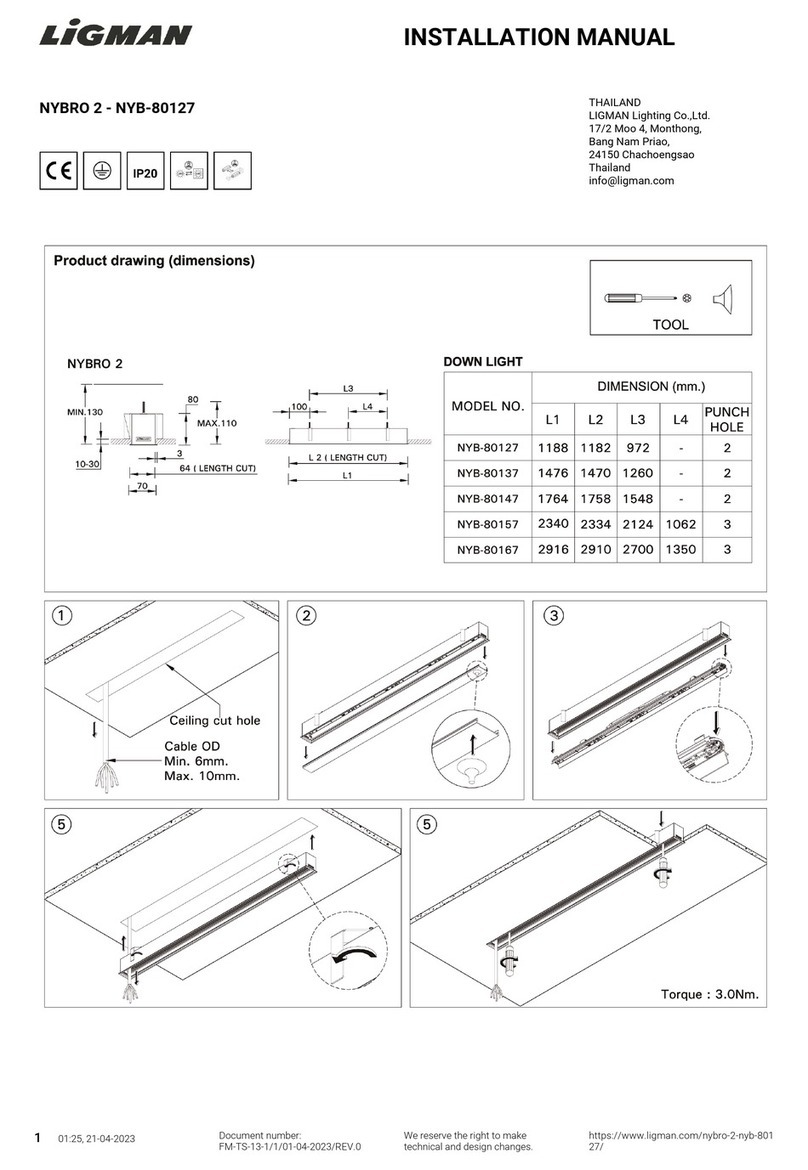 LIGMAN NYB-80127 User manual
