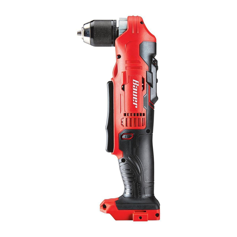 Bauer 20V Hypermax Lithium 1895C-B User manual