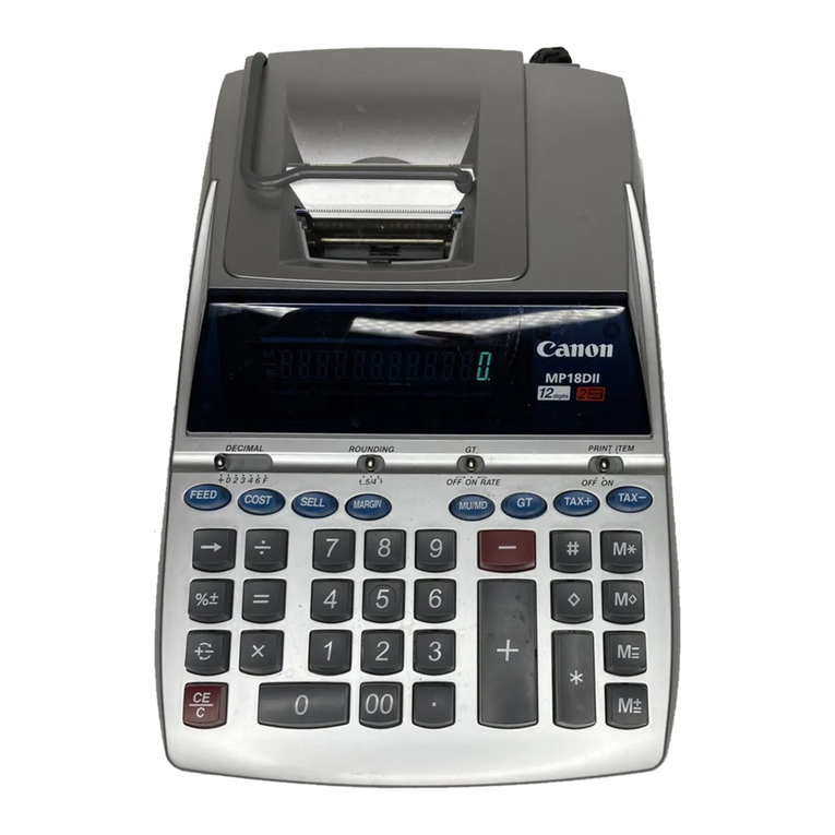 Canon MP18DII user manual