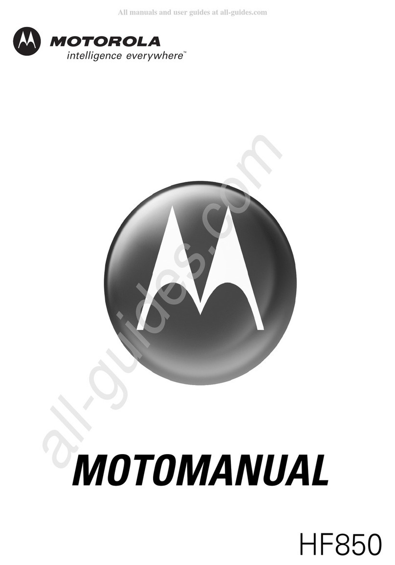 Motorola HF850 manual