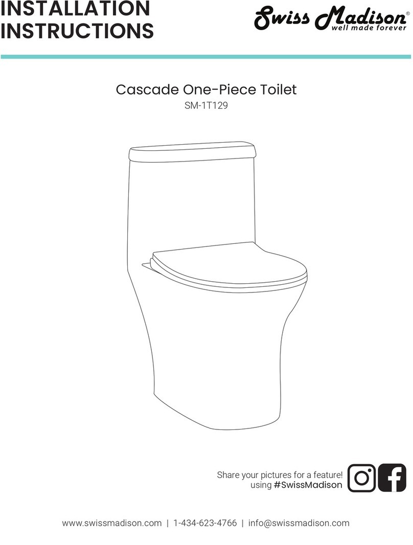 Swiss Madison Cascade SM-1T129 User manual Swiss Madison Cascade SM-1T129 User manual