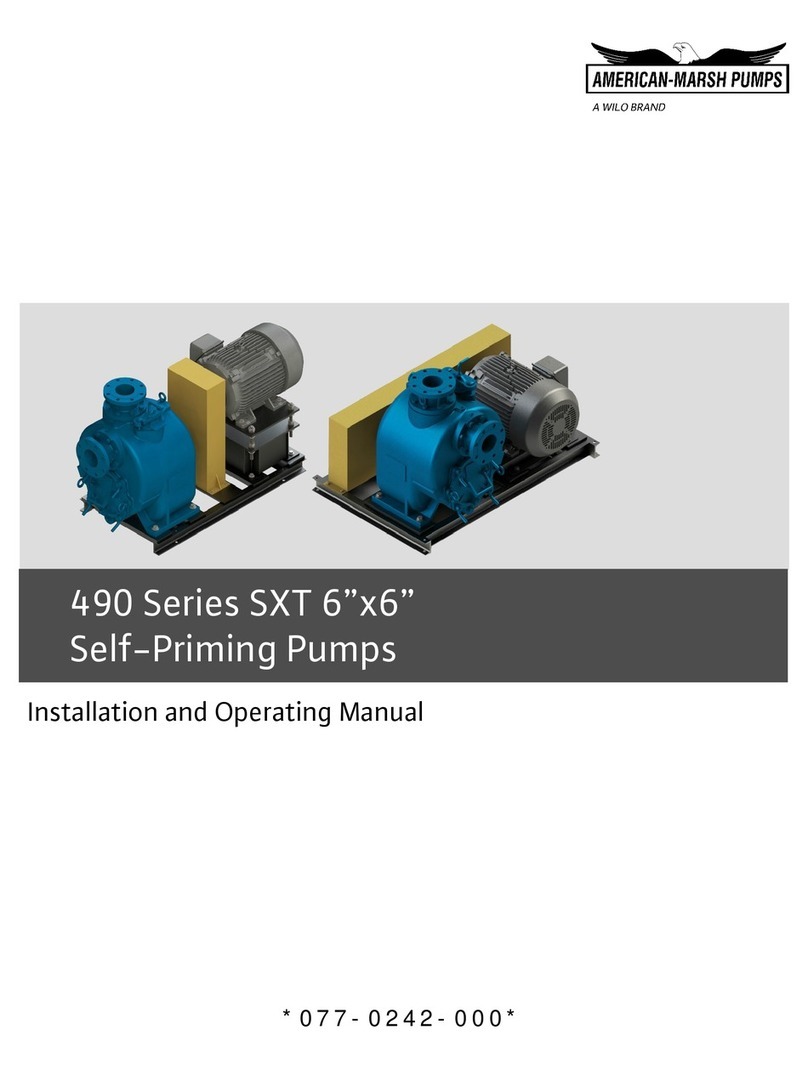Wilo American-Marsh Pumps SXT-6"X6" User manual