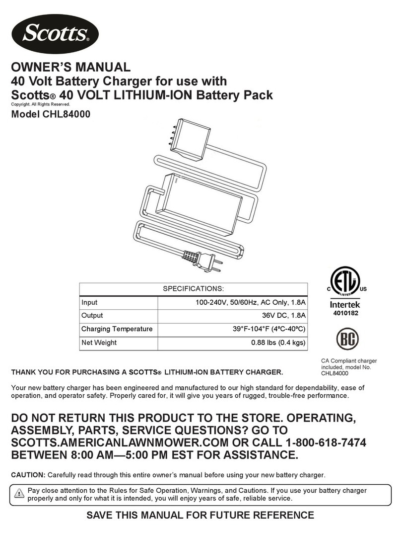 Scotts CHL84000 owner's manual
