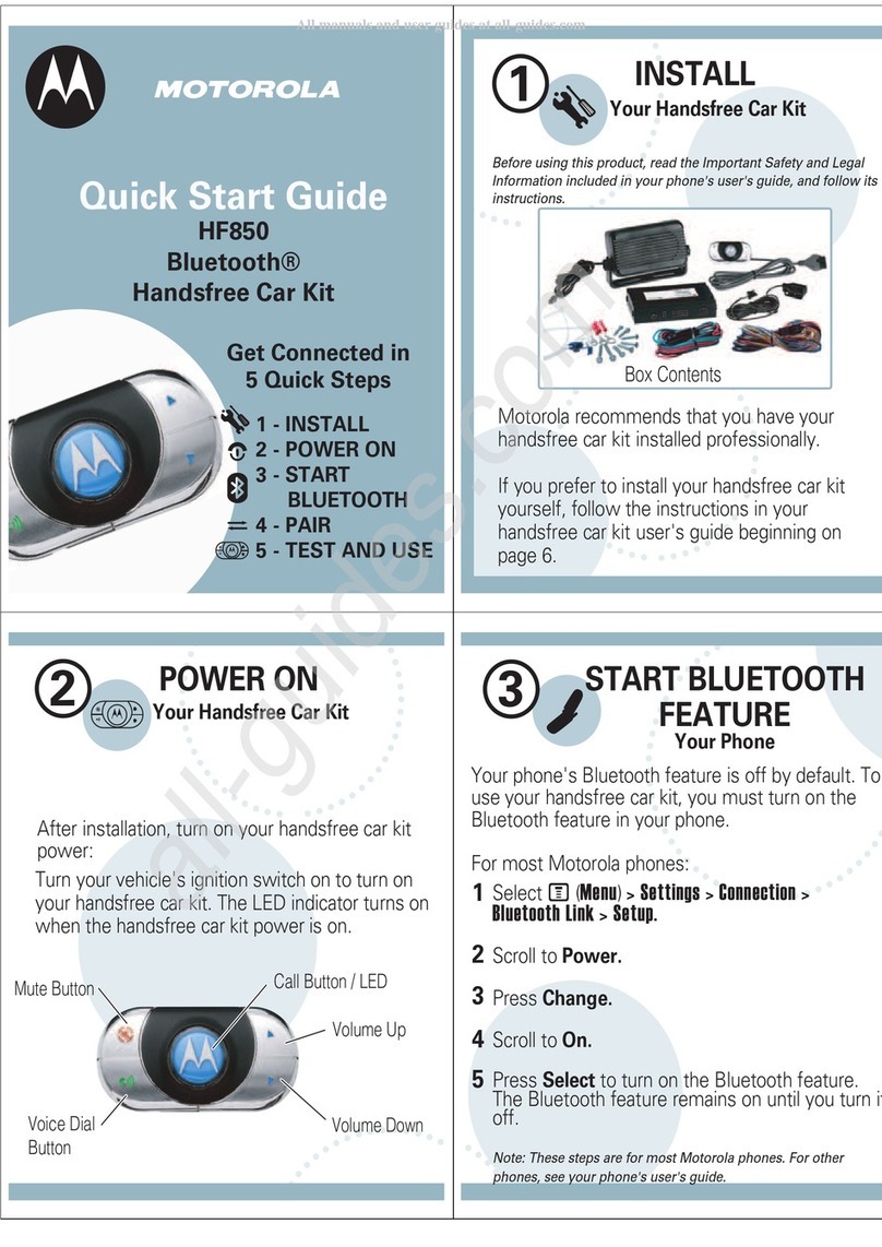 Motorola HF850 User manual