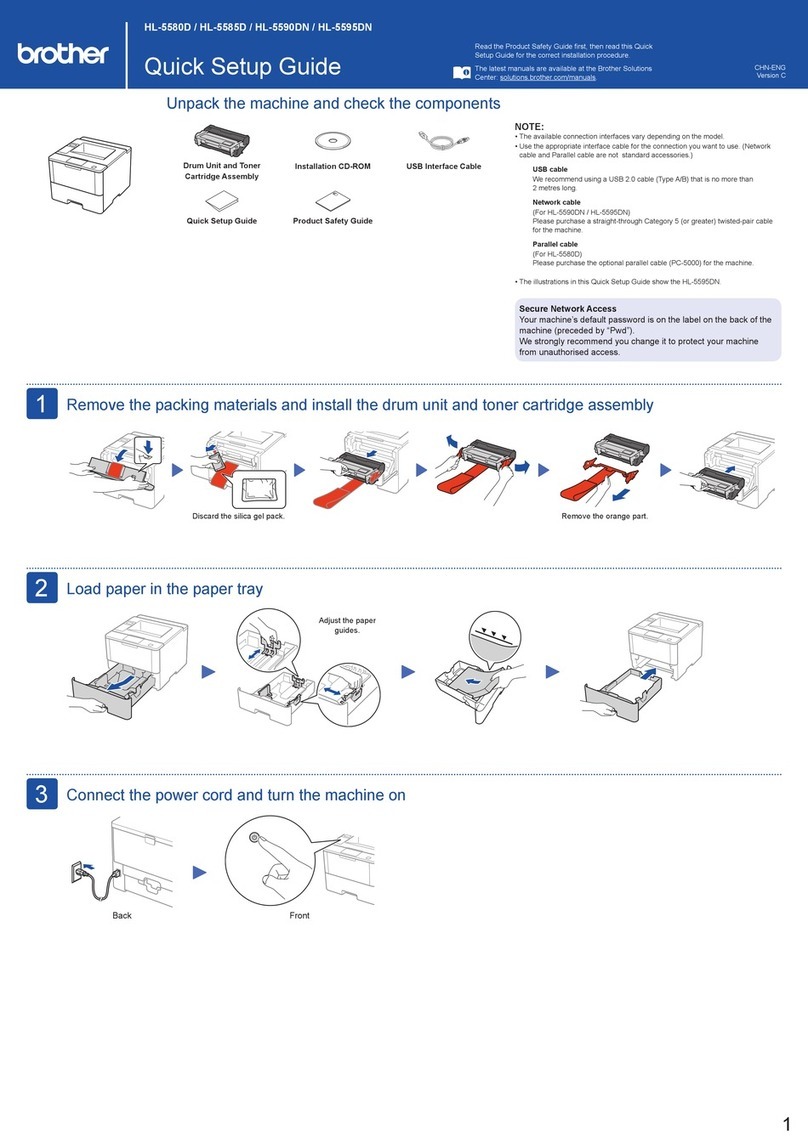 Brother HL-5585D User manual