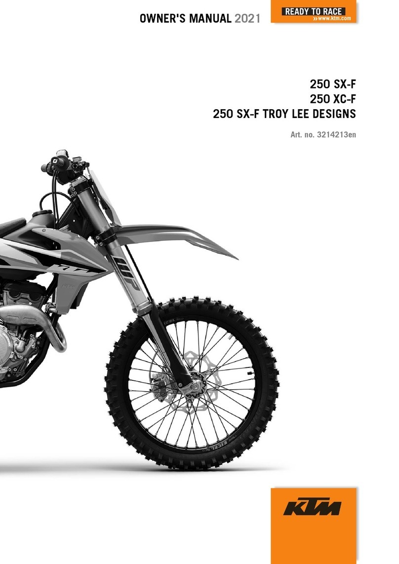 KTM 250 SX-F 2021 owner's manual