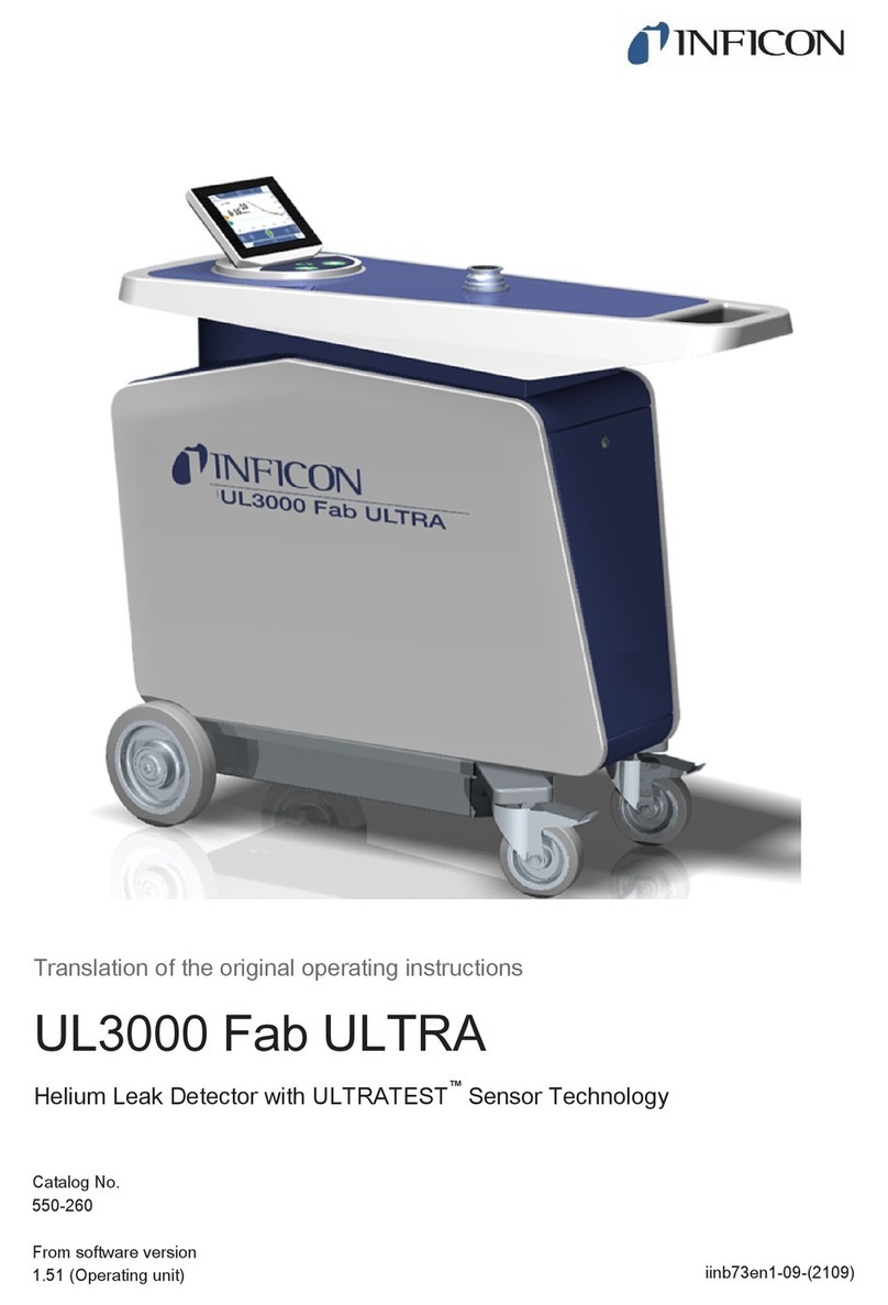 Inficon UL3000 Fab ULTRA operating instructions