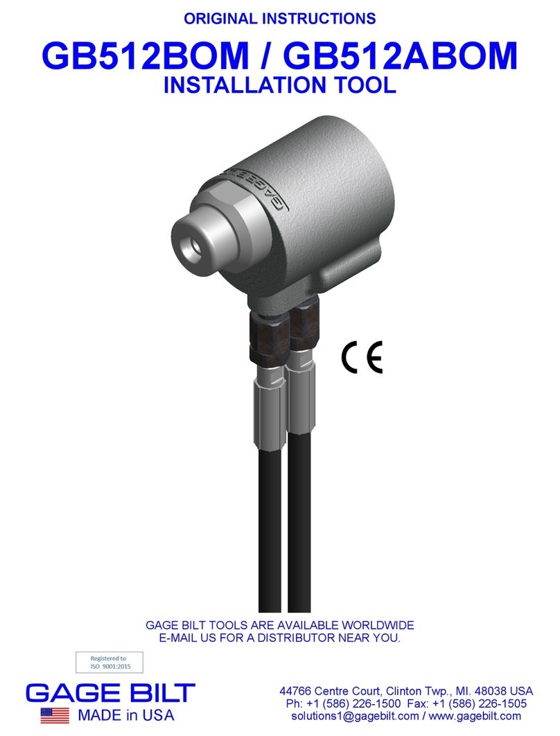 Gage Bilt GB512BOM Original instructions