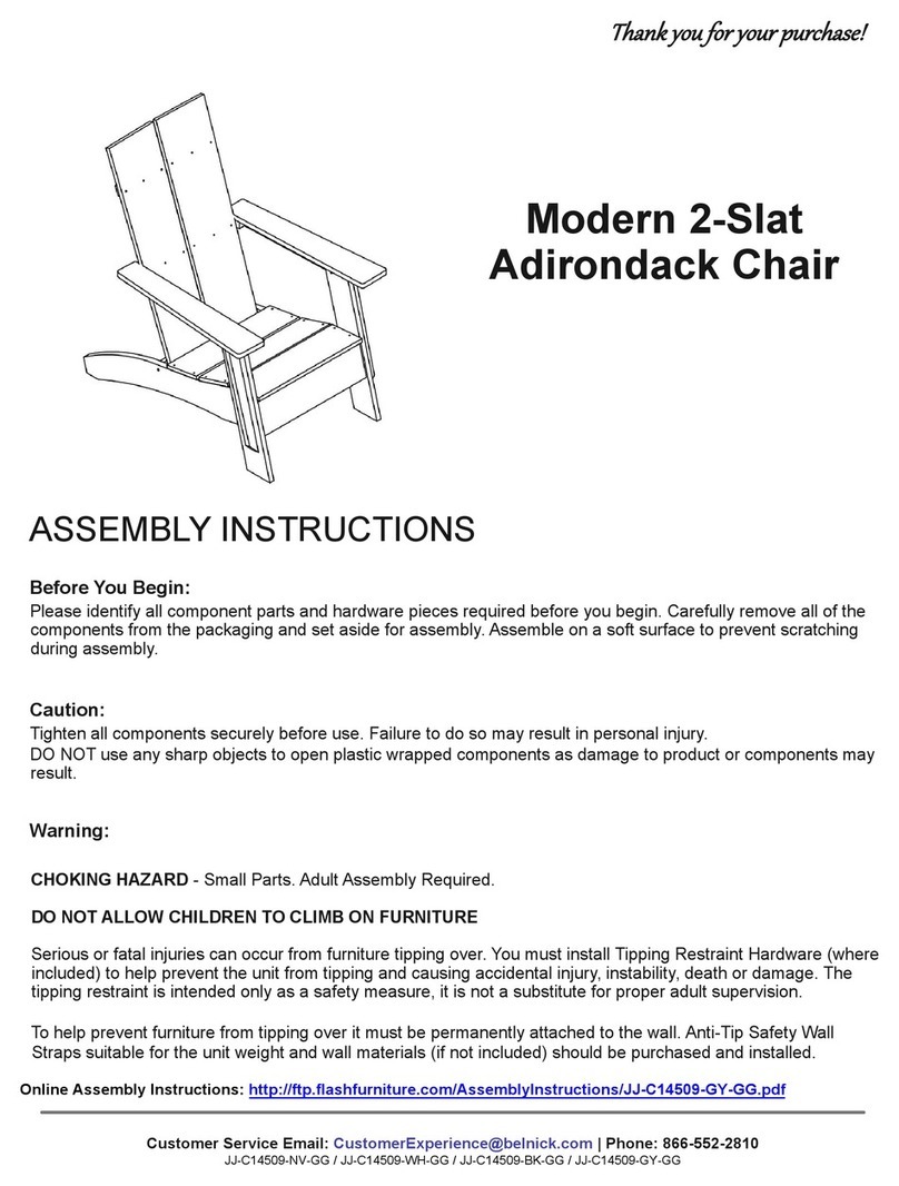 Flash Furniture Modern JJ-C14509-NV-GG User manual Flash Furniture Modern JJ-C14509-NV-GG User manual
