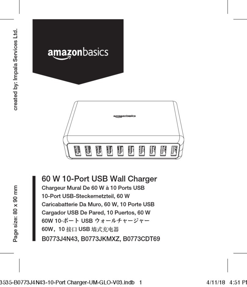 AmazonBasics B0773J4N43 Operating and safety instructions AmazonBasics B0773J4N43 Operating and safety instructions