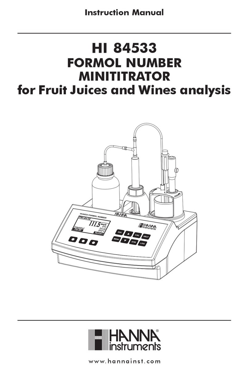 Hanna Instruments HI 84533 instruction manual