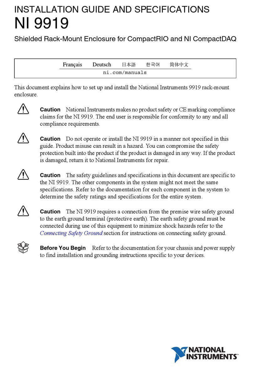 National Instruments NI 9919 installation guide