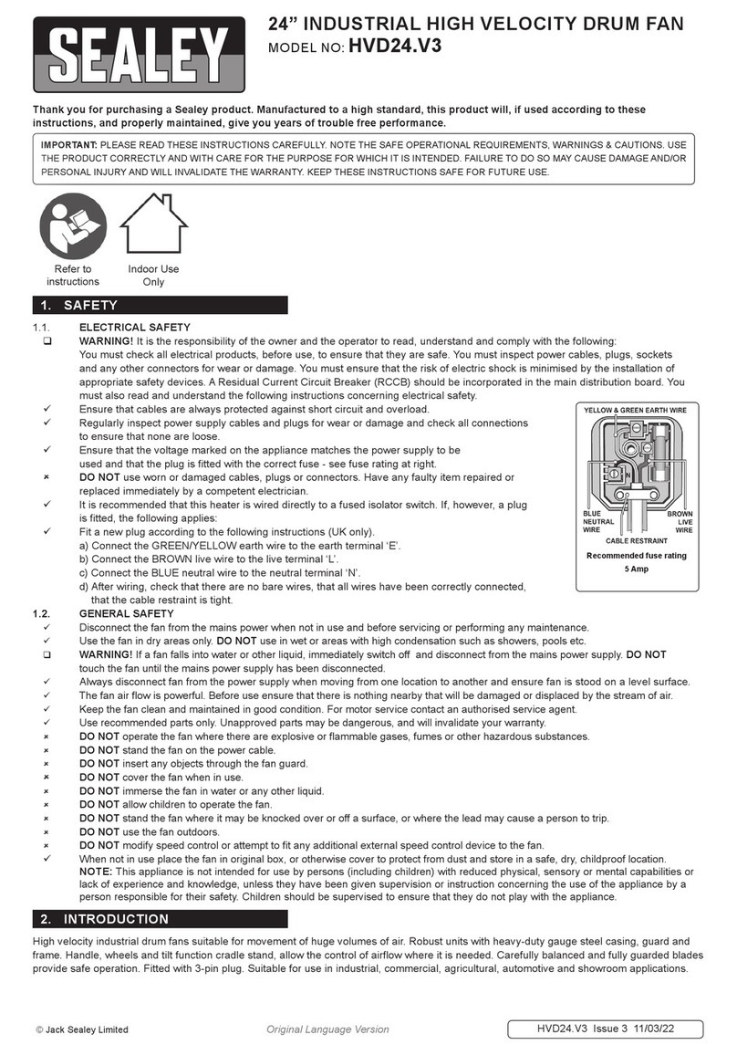 Sealey HVD24.V3 User manual