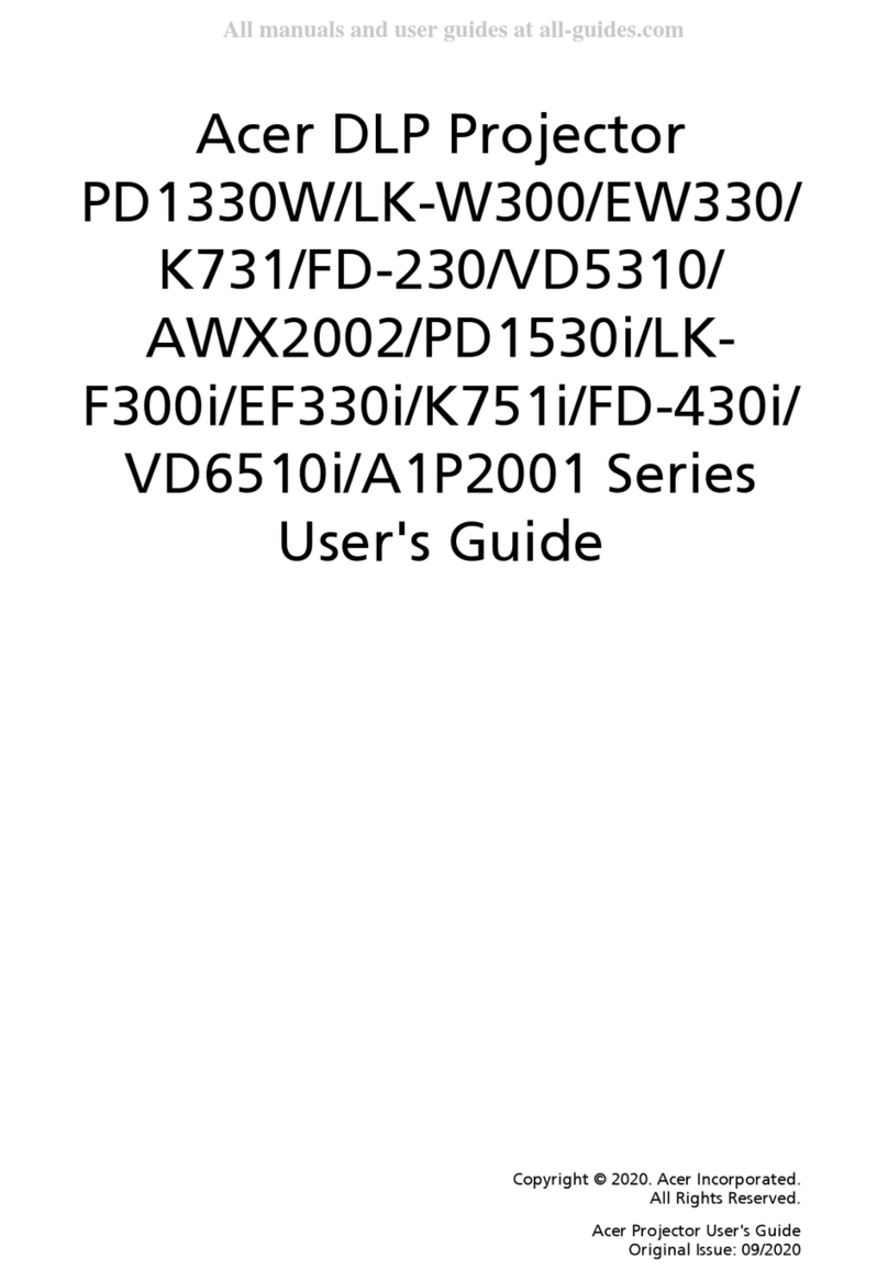 Acer K731 Series user guide