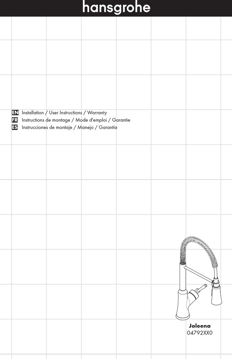 Hans Grohe Joleena 04792 0 Series Instruction Manual