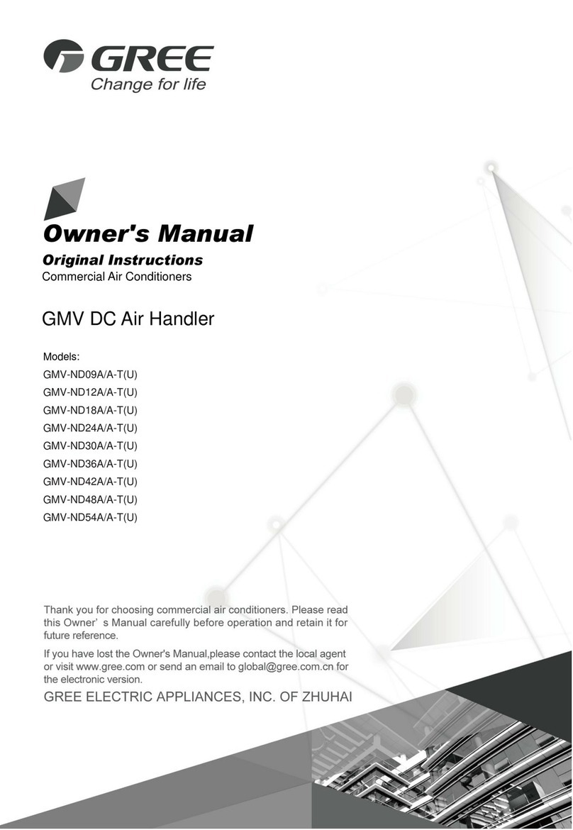 Gree GMV-ND09A/A-T User manual Gree GMV-ND09A/A-T User manual