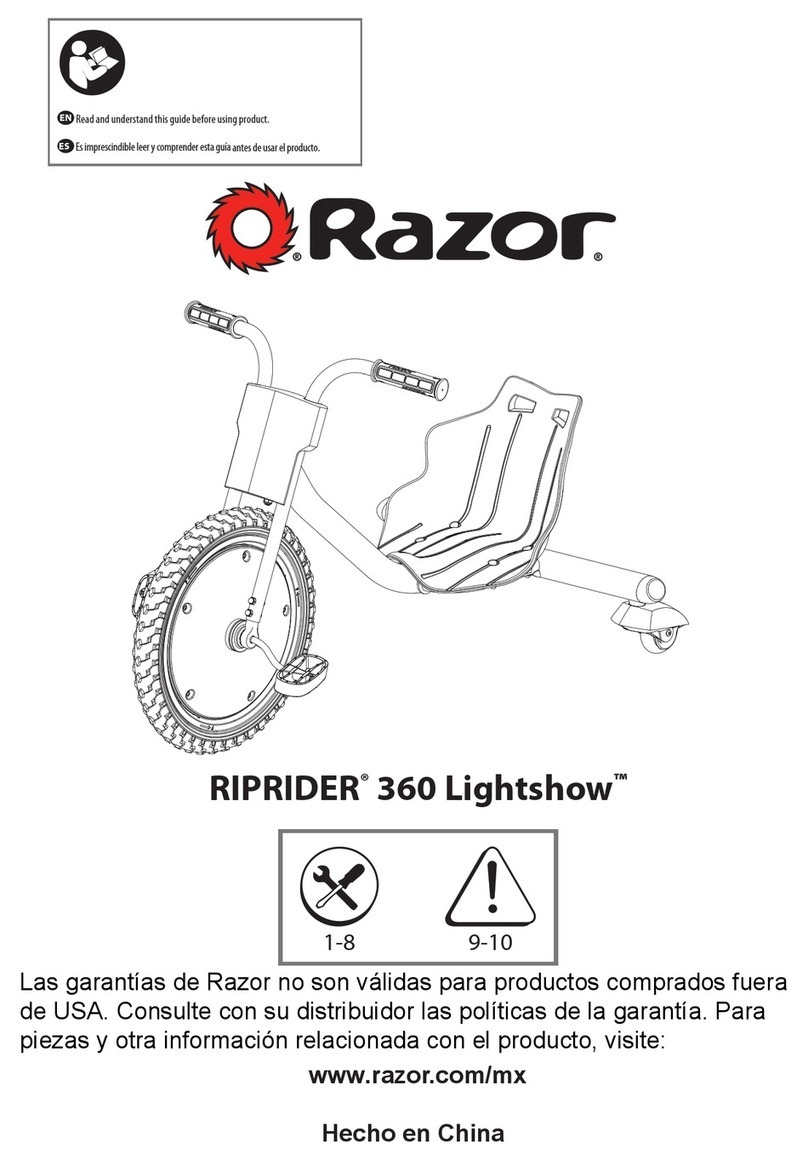 Razor RIPRIDER 360 Lightshow User manual