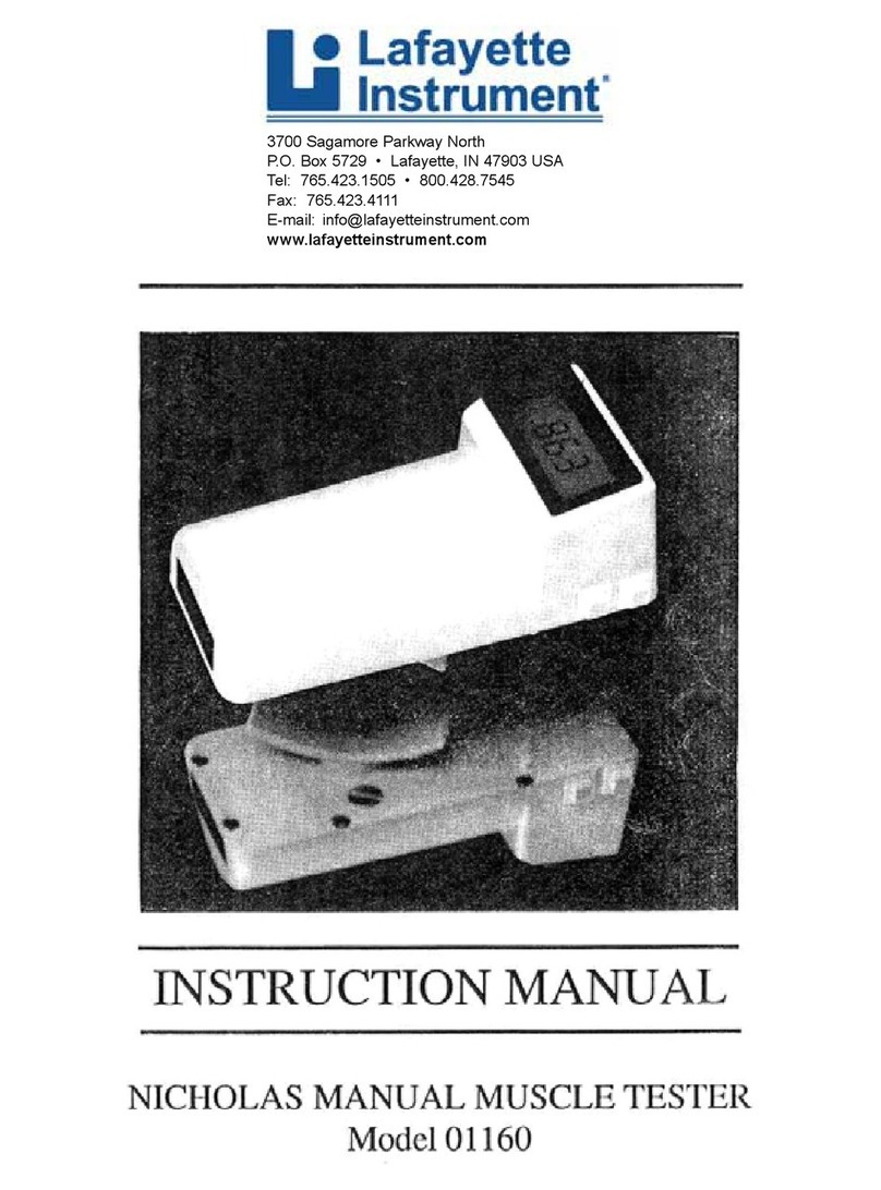 Lafayette Instrument NICHOLAS MMT 01160 instruction manual