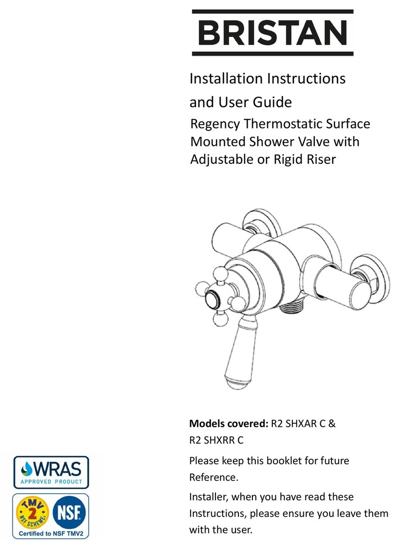 Bristan R2 SHXRR C Mounting instructions