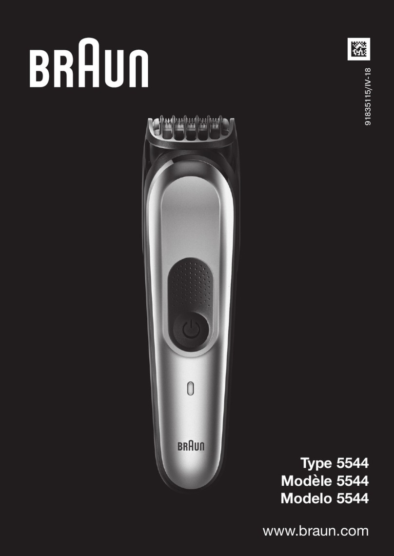 Braun 5544 User manual Braun 5544 User manual
