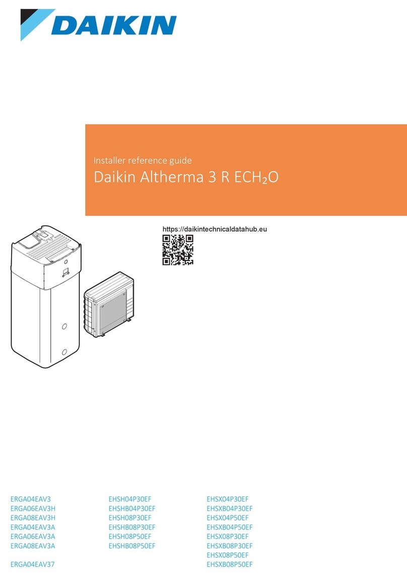 Daikin ERGA06EAV3H Installer's reference guide