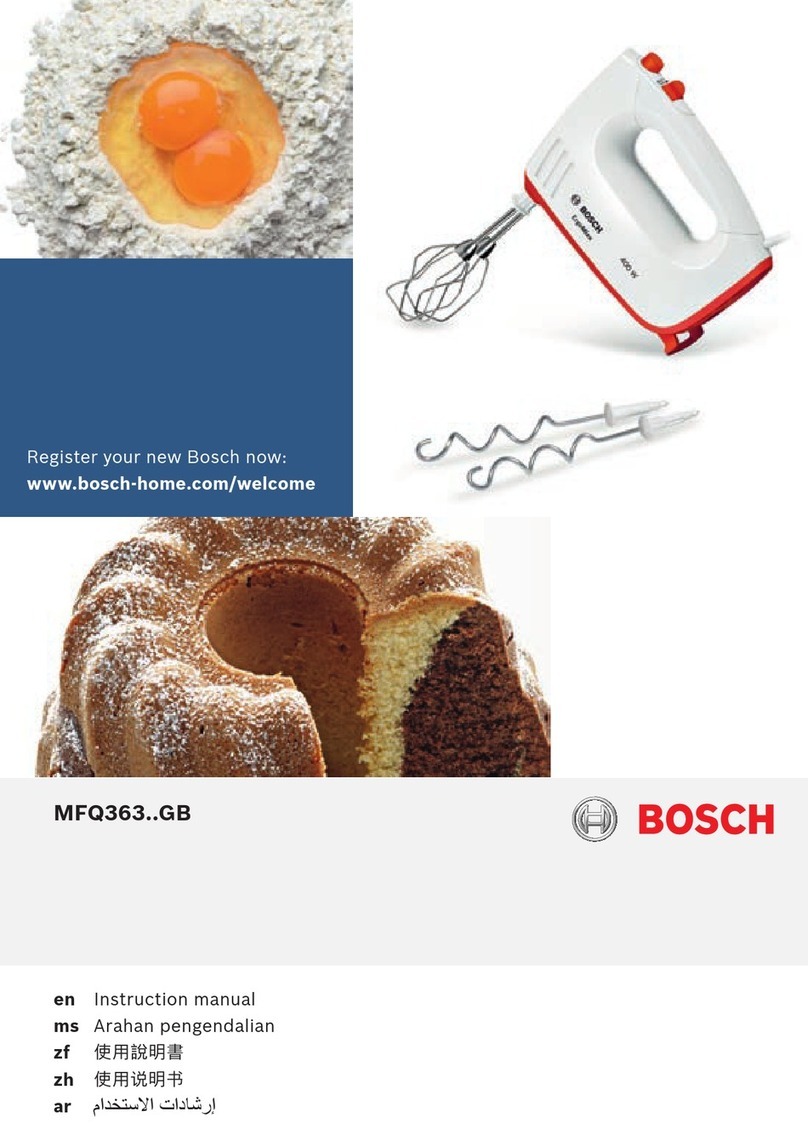 Bosch MFQ36300GB User manual