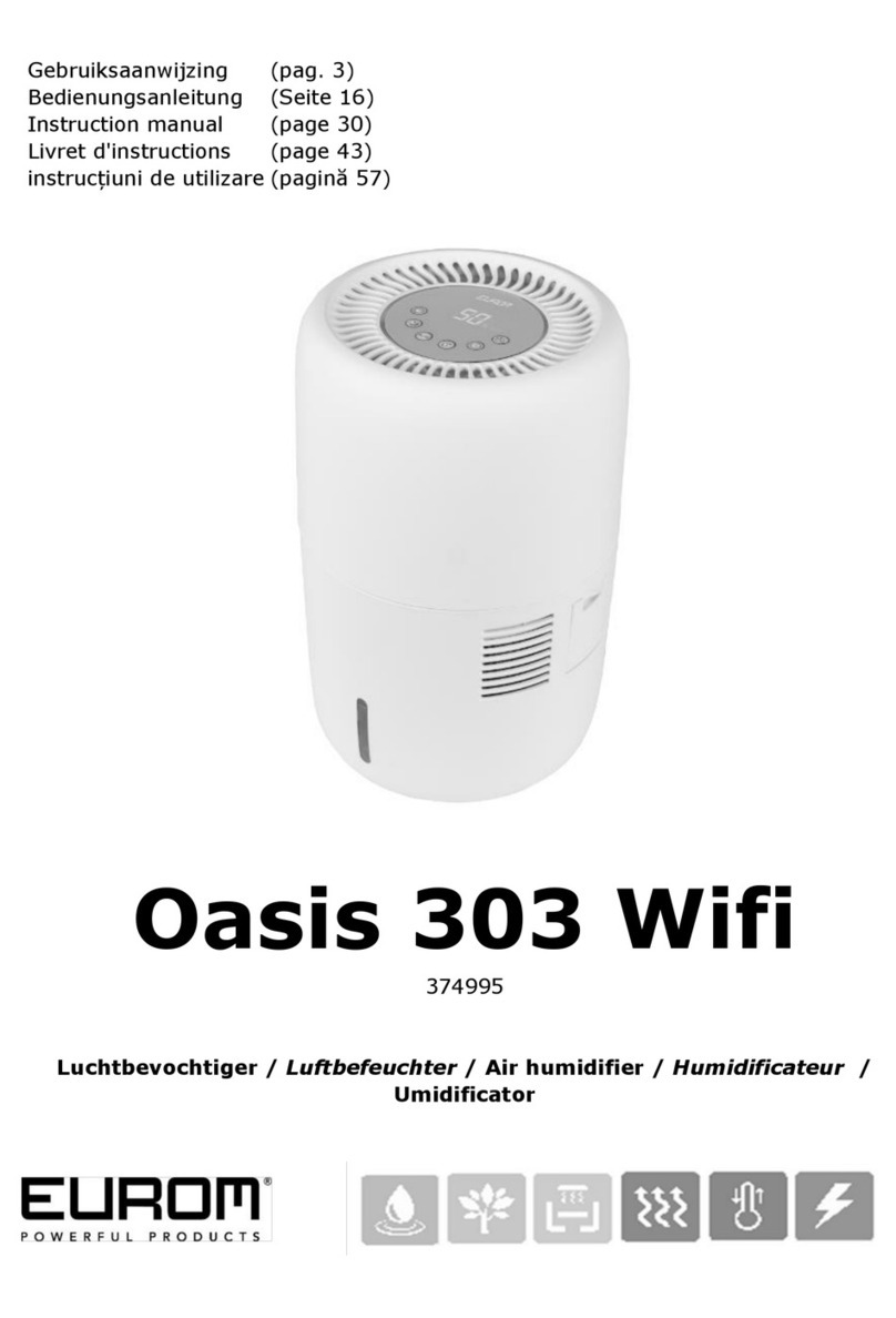 EUROM Oasis 303 Wifi User manual
