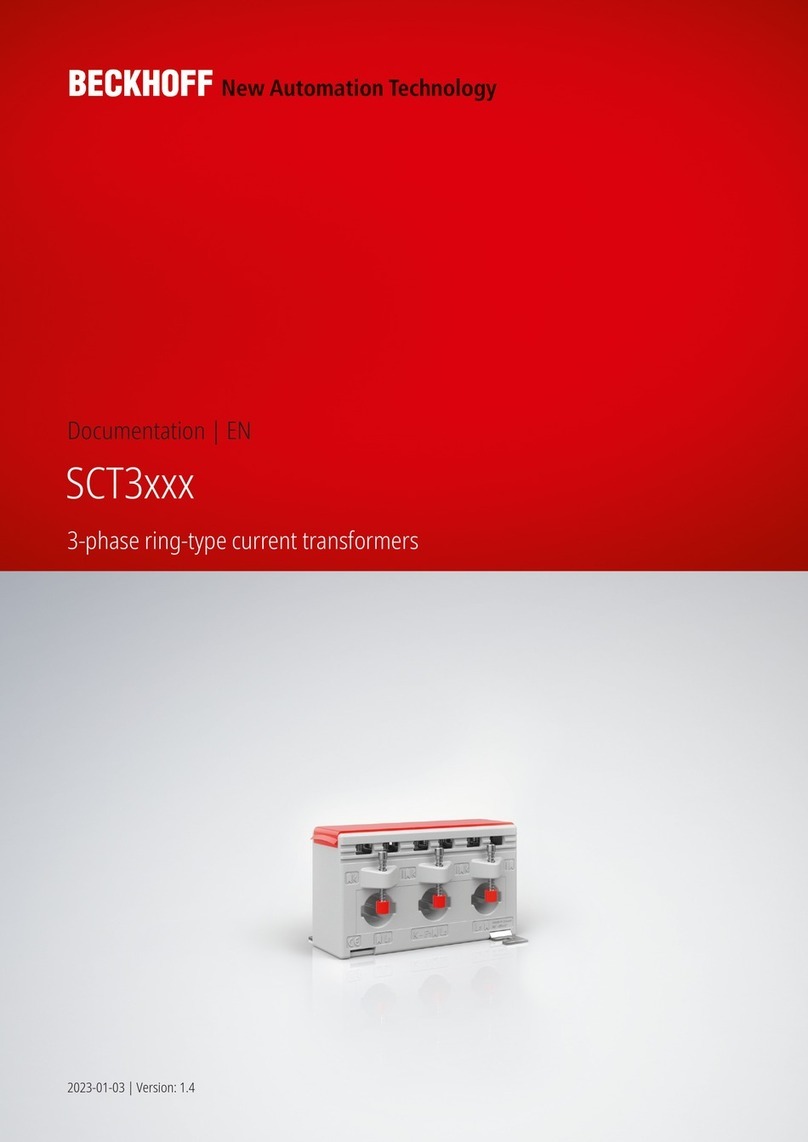 Beckhoff SCT3 Series User manual