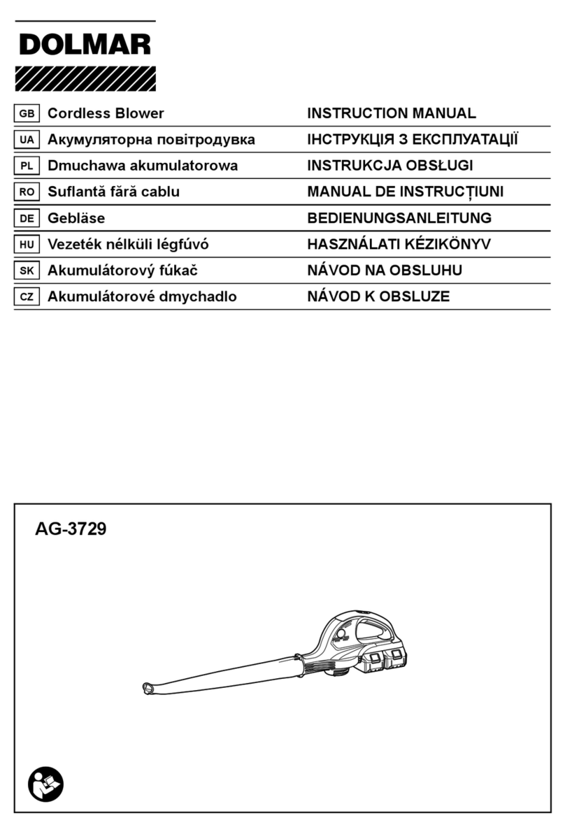 Dolmar AG-3729 User manual
