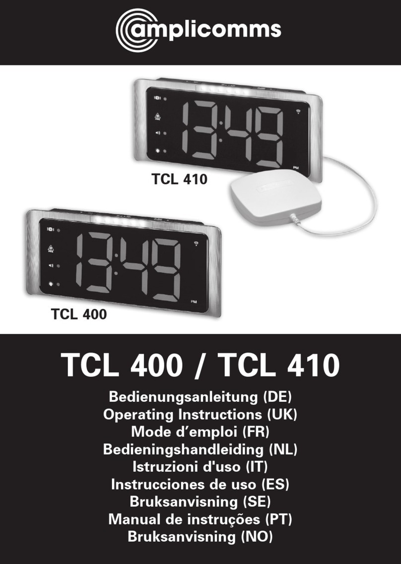 Amplicomms TCL 410 operating instructions