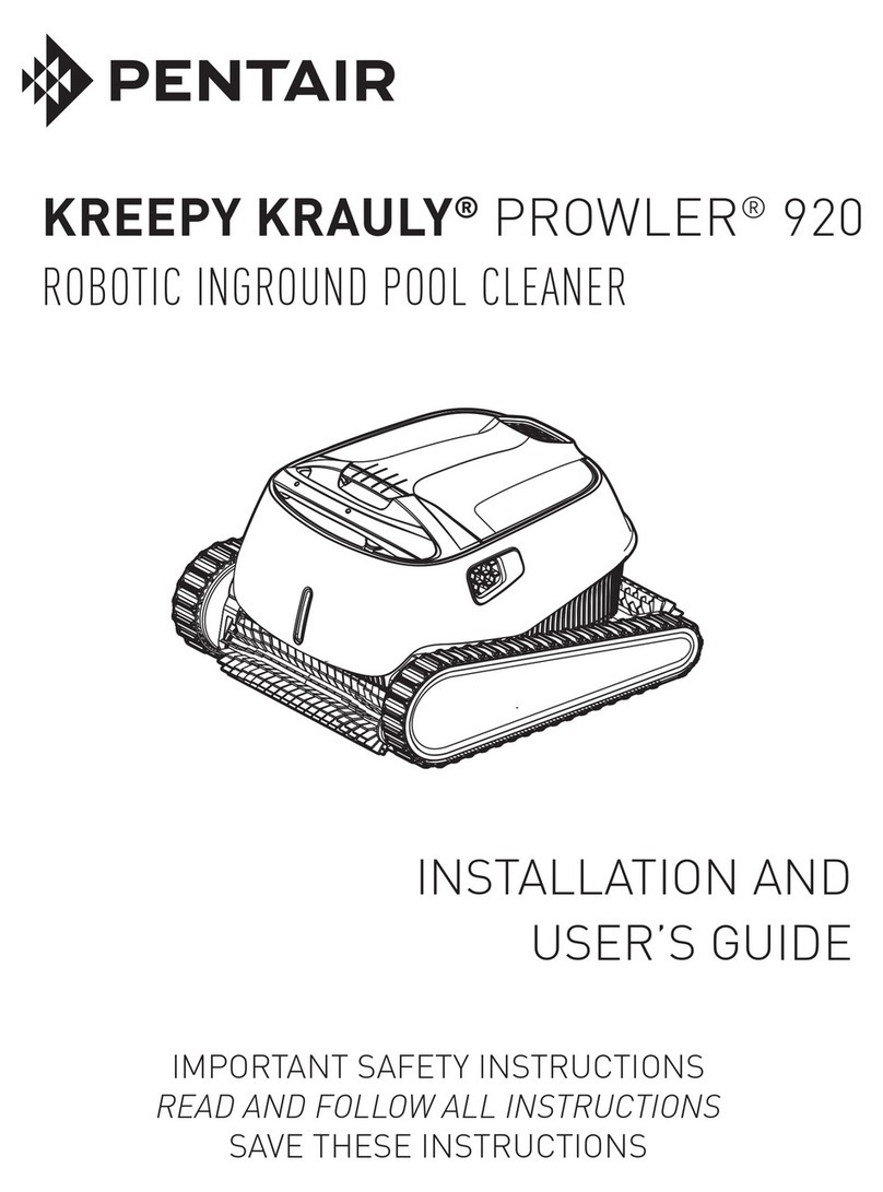 Pentair KREEPY KRAULY PROWLER 920 User manual Pentair KREEPY KRAULY PROWLER 920 User manual
