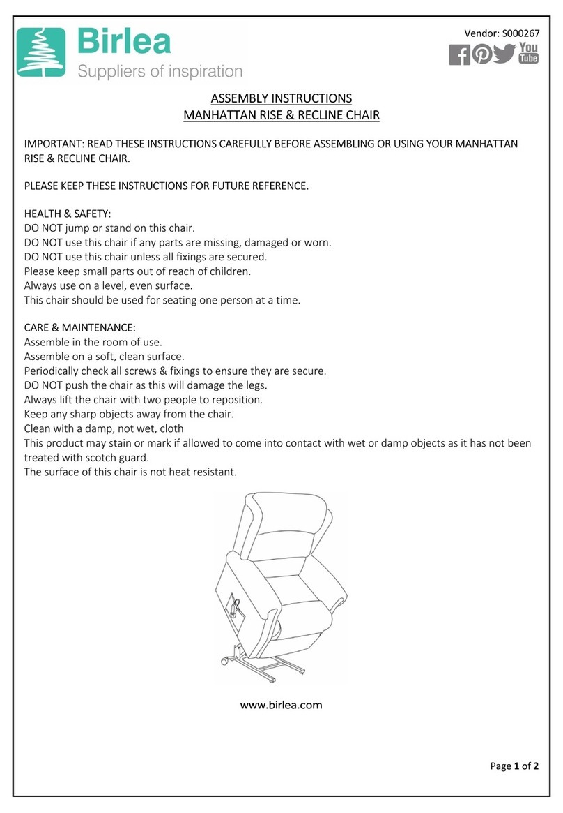 Birlea MANHATTAN S000267 User manual