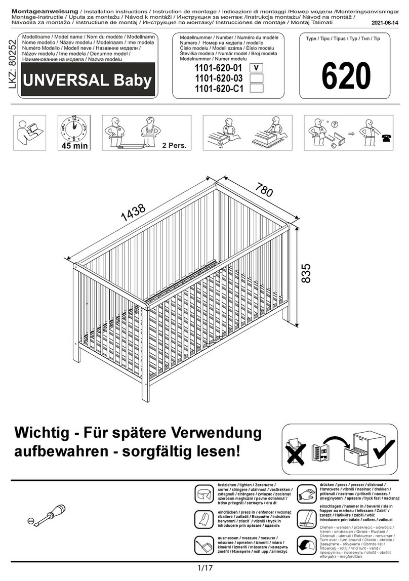Trendteam UNVERSAL Baby 1101-620-C1 User manual