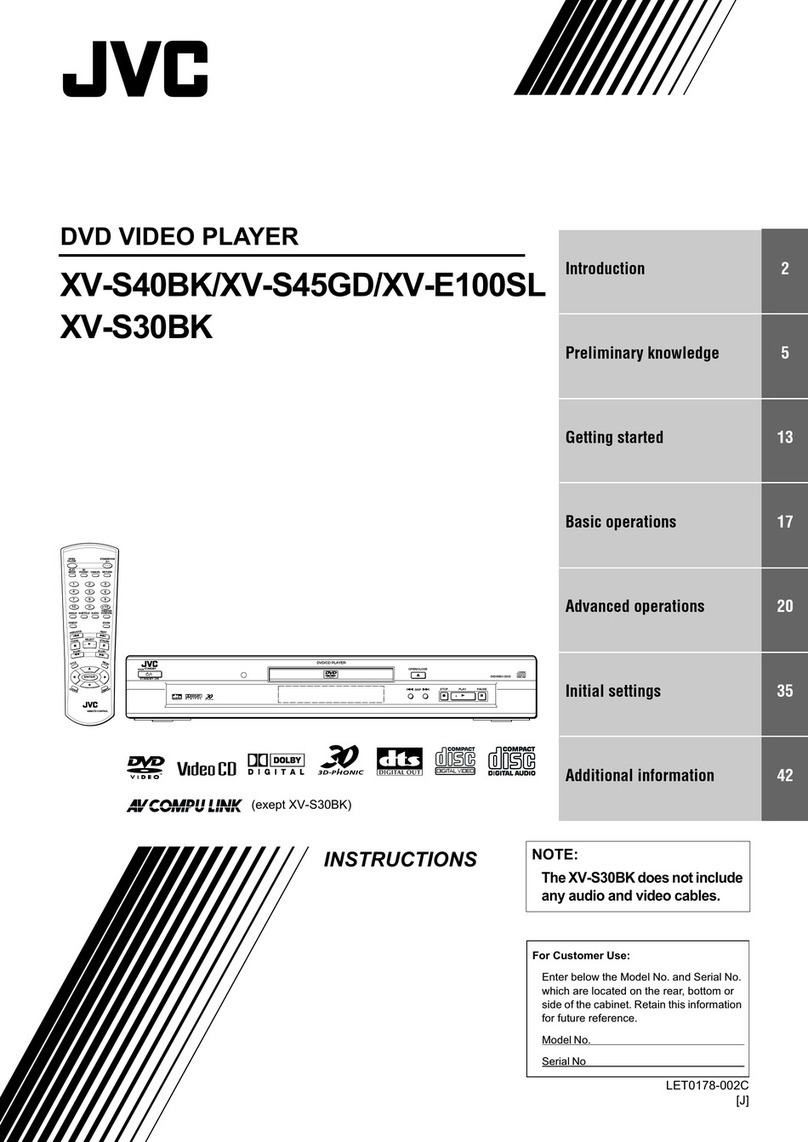 JVC XV-40BK instructions
