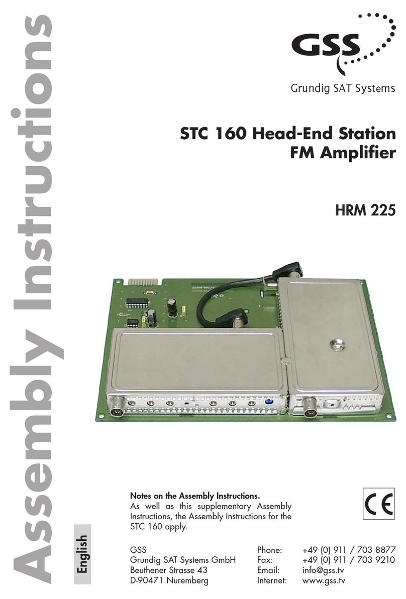 GSS STC 160 User manual