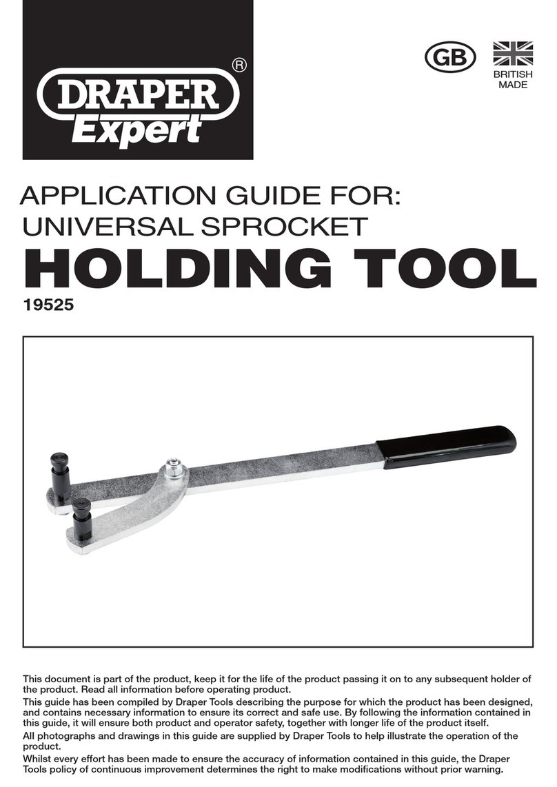 Draper 19525 User manual